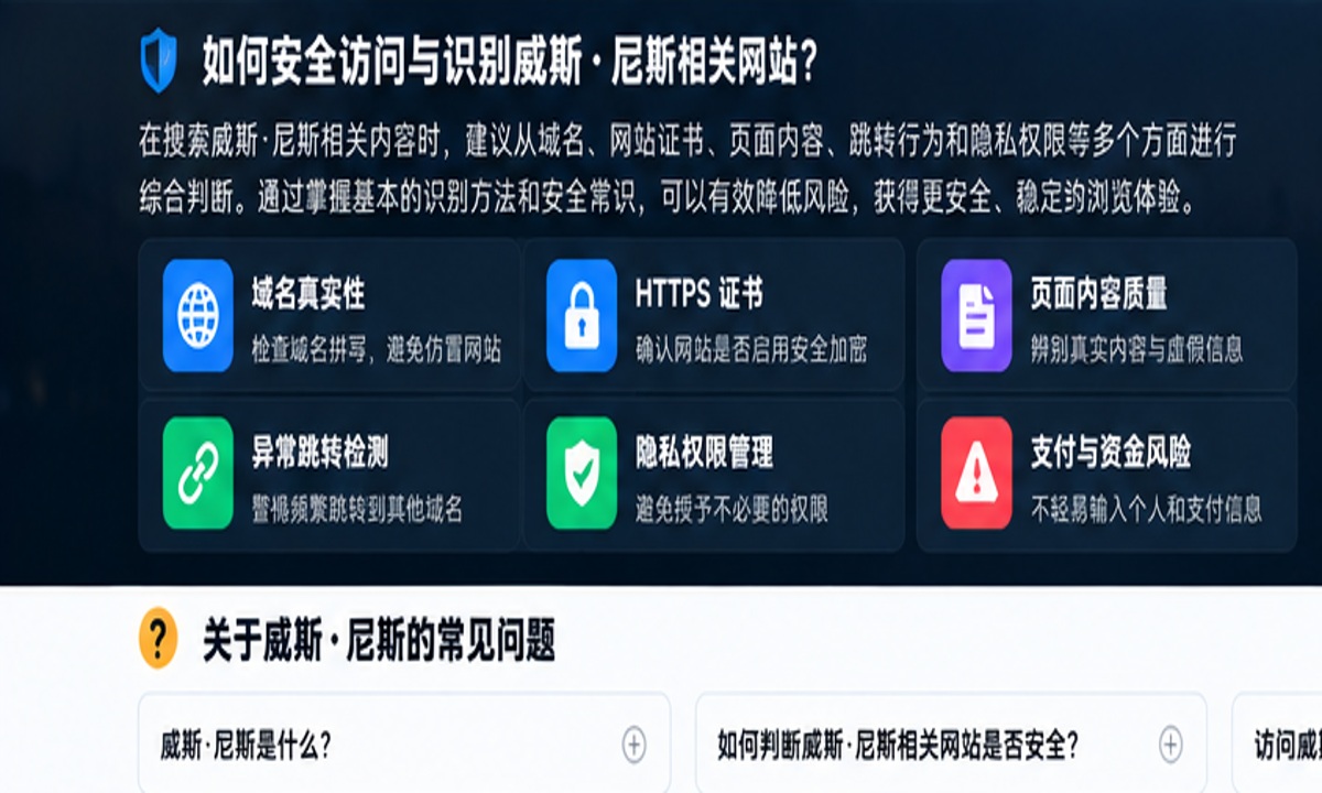 威斯·尼斯安全访问指南